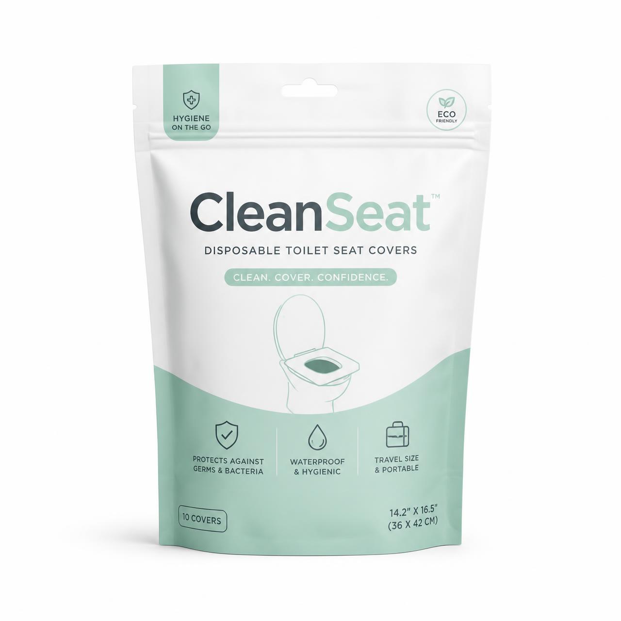 CleanSeat 50-pack disposable toilet seat covers